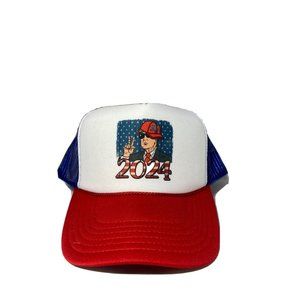 Donald Trump 2024 Trucker Hat Mesh Hat snapback hat adjustable